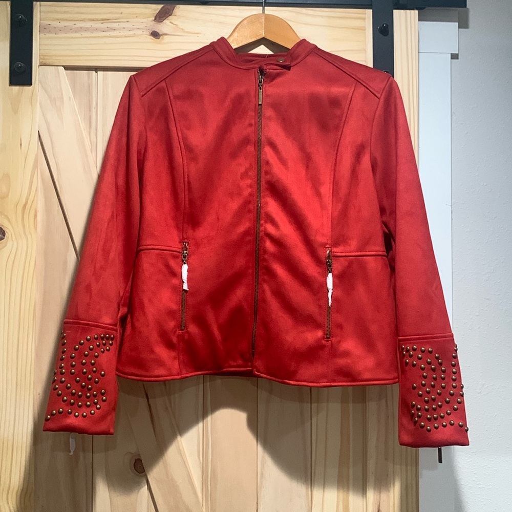 Ladies zip front jacket/blazer